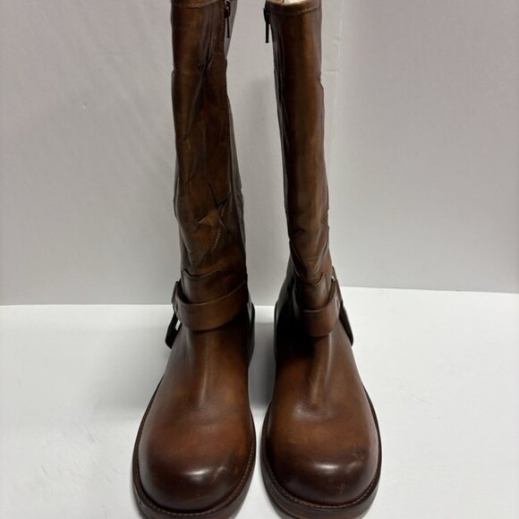 Vintage Foundry Women’s Mathilde Brown Leather Boots, Size 11 M - Picture 3 of 6